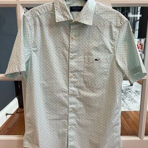 Vineyard Vines Men's Light Blue Shirt